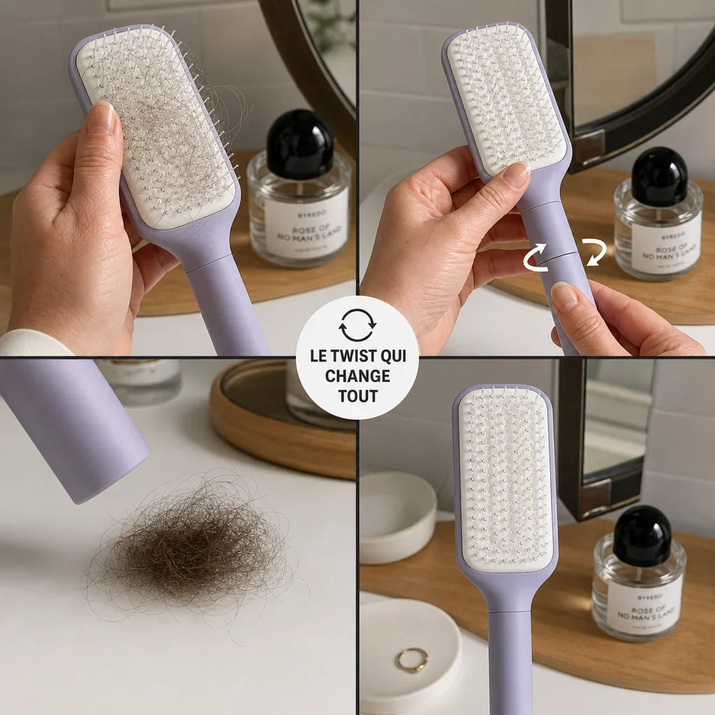 [Scale AI] how_to — Hairfy™ — Brosse Auto-Nettoyante