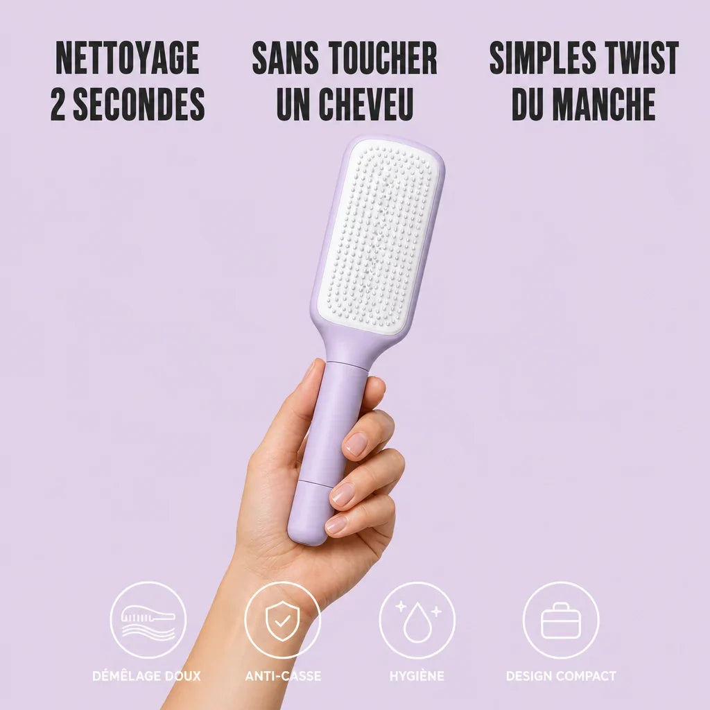 [Scale AI] usp_icons — Hairfy™ — Brosse Auto-Nettoyante